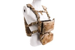 Haley Strategic D3CRM Micro Chest Rig Bundle with Flatpack Plus in MultiCam Arid